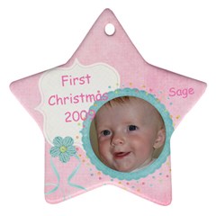 Sage 1st Christmas  - Ornament (Star)