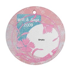 Will and Sage 2009 - Ornament (Round)