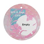 Will and Sage 2009 - Ornament (Round)