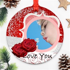 love - Round Ornament (Two Sides)