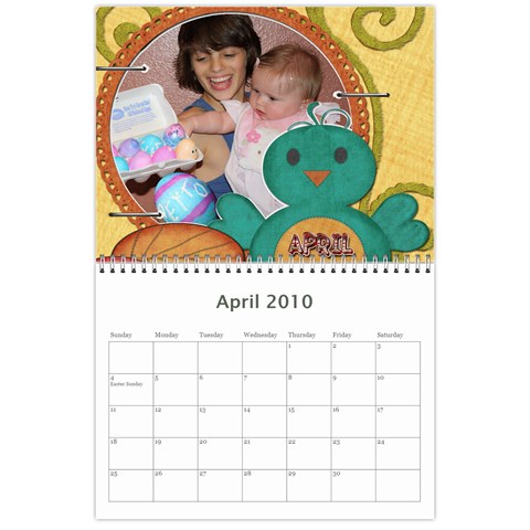 Gina Calendar By Yvette Mouer Apr 2010