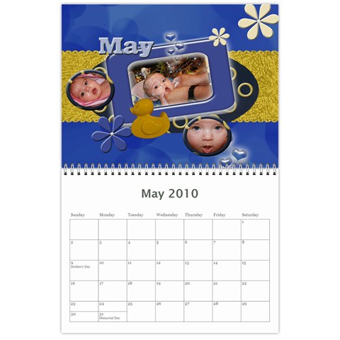 Gina Calendar By Yvette Mouer May 2010