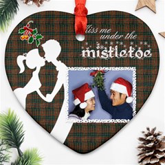 Christmas - Heart Ornament (Two Sides)