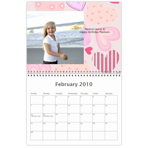 Calendar Christmas Project By Monique Feb 2010