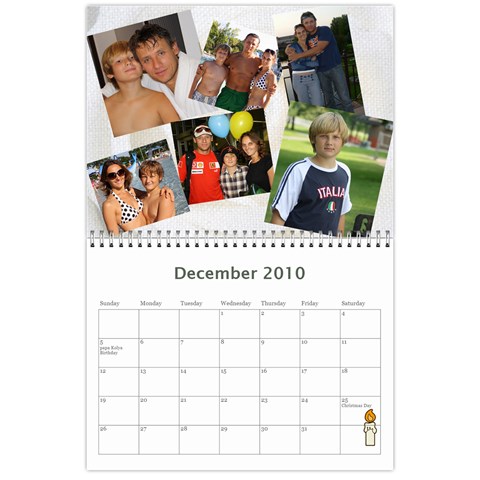 Calendar 2010 By Olena Dec 2010