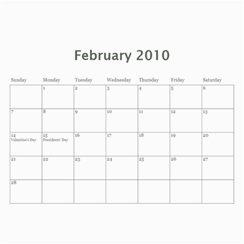 2010 Calendar By Bob Standifer Apr 2010