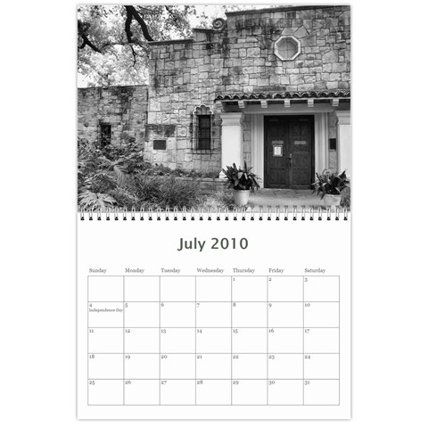 2010 Calendar By Bob Standifer Jul 2010