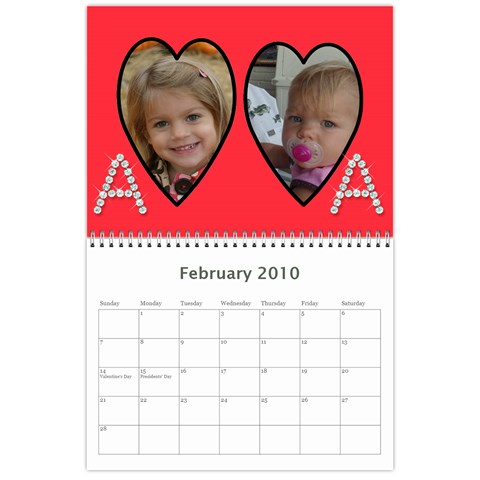 Allen Calendar 09 By Alicia Feb 2010