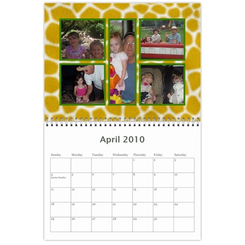 Allen Calendar 09 By Alicia Apr 2010