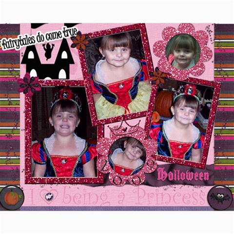 Maddie  09 Halloween 8x10 Collage By Rubylb 10 x8  Print - 1