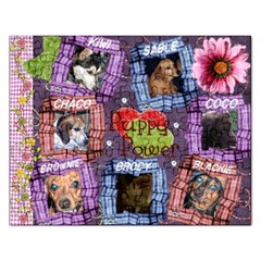 Puppy Power Puzzle - Jigsaw Puzzle (Rectangular)