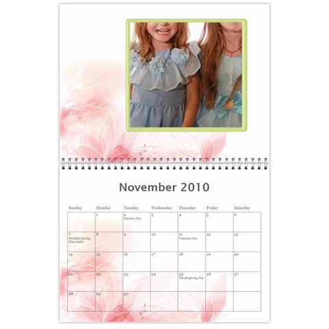 Nature Calendar By Wood Johnson Nov 2010