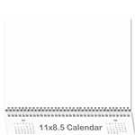 sample - Wall Calendar 11  x 8.5  (12-Months)