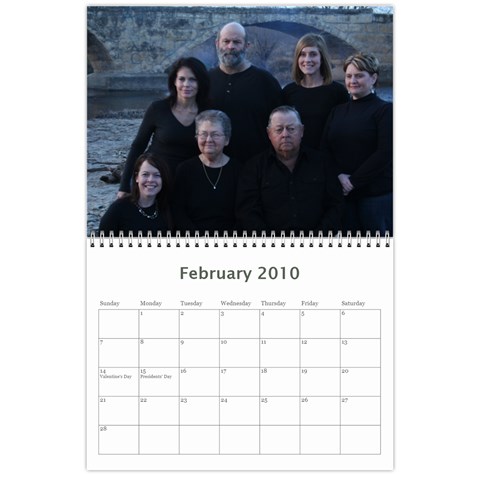 Family Calendar By Amy Feb 2010