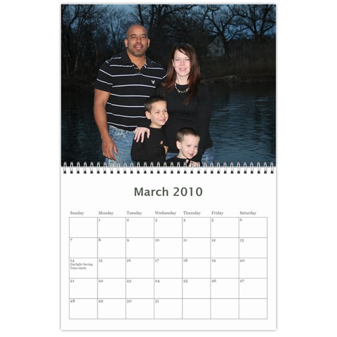 Family Calendar By Amy Mar 2010