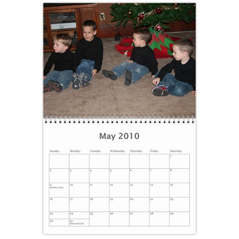 Family Calendar By Amy May 2010