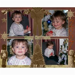 Maddie  07 Christmas 8x10 Collages - Collage 8  x 10 