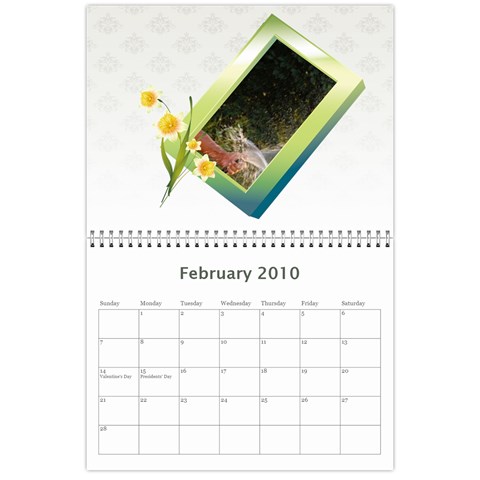 Flower Calendar By Wood Johnson Feb 2010
