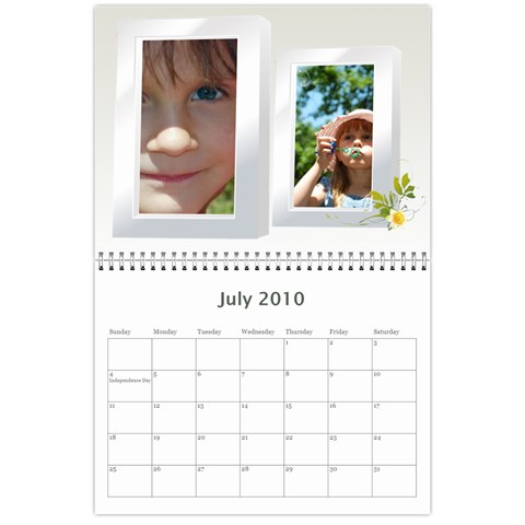 Flower Calendar By Wood Johnson Jul 2010