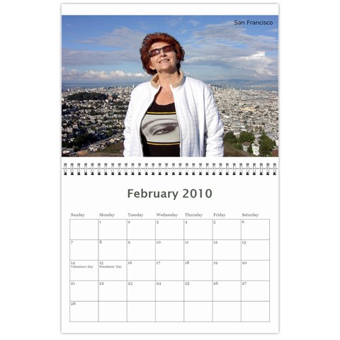 2010 Calendar By Vad Feb 2010