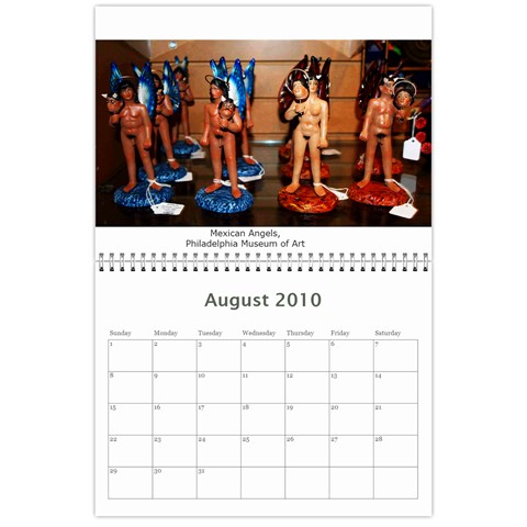 2010 Calendar By Vad Aug 2010