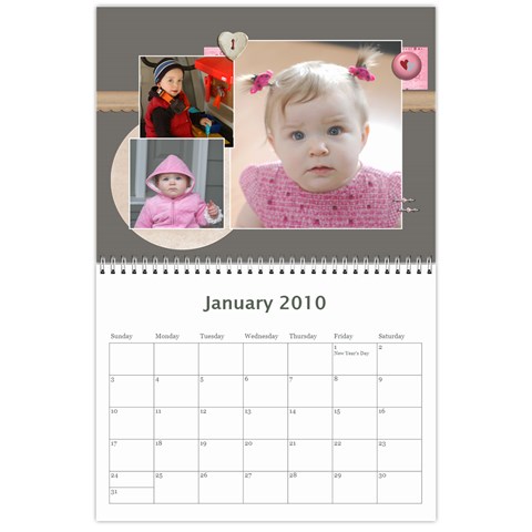 Calendar By Kim Jan 2010