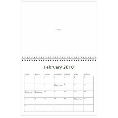 Hawaii 2010 Calendar By Jessica Jere Feb 2010