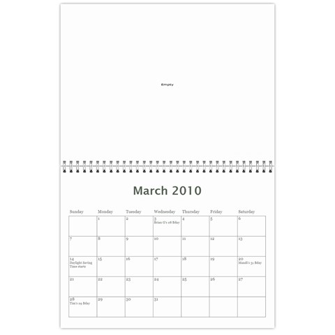Hawaii 2010 Calendar By Jessica Jere Mar 2010