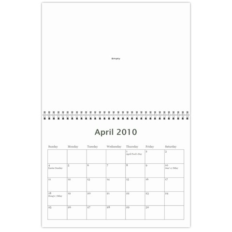 Hawaii 2010 Calendar By Jessica Jere Apr 2010