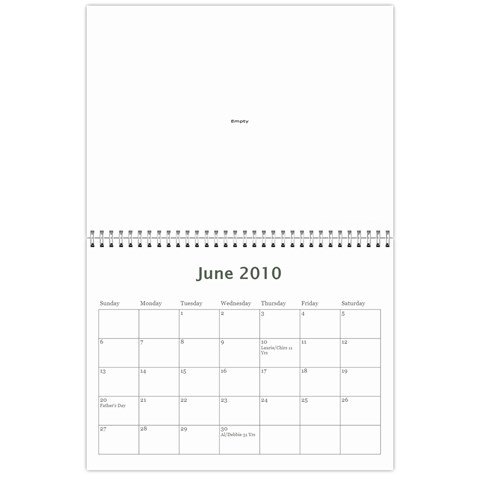 Hawaii 2010 Calendar By Jessica Jere Jun 2010