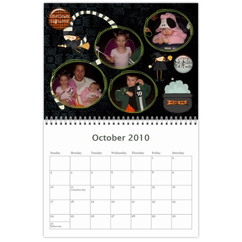 2010 Calendar By Jennifer Oct 2010