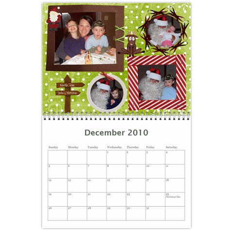 2010 Calendar By Jennifer Dec 2010