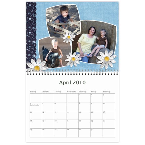 2010 Calendar By Jennifer Apr 2010