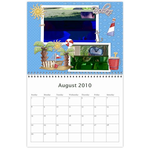 2010 Calendar By Jennifer Aug 2010