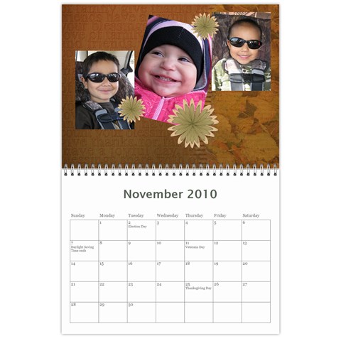 Calendar By Bobbieanne Nov 2010