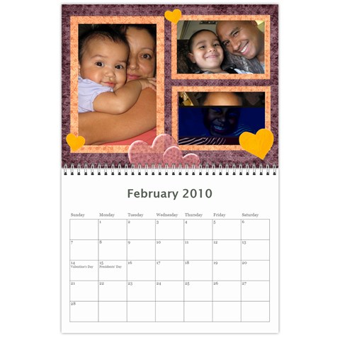 Calendar By Bobbieanne Feb 2010