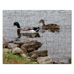 ducks puzzle 1 - Jigsaw Puzzle (Rectangular)