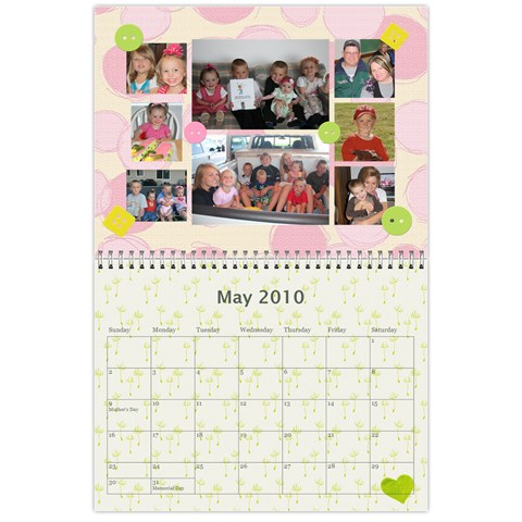 Mom s Calendar 2010 By Mary May 2010