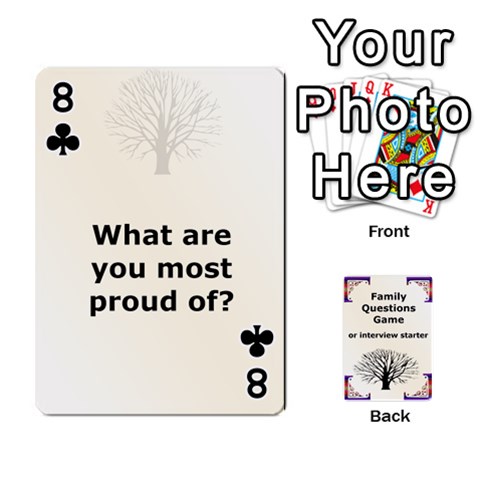 Family Question Card Game By Laurrie Front - Club8