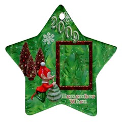 Elf Remember when 2023 Christmas ornament - Ornament (Star)
