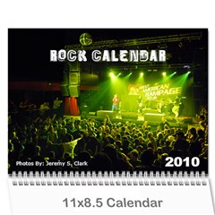 Rock Calendar 2010 - Wall Calendar 11  x 8.5  (12-Months)