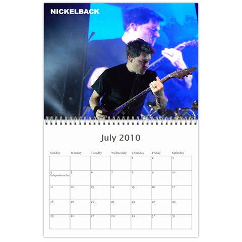 Rock Calendar 2010 By Jeremy Clark Jul 2010
