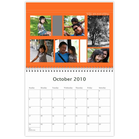 Calendar 2010 By Pangrutai Oct 2010