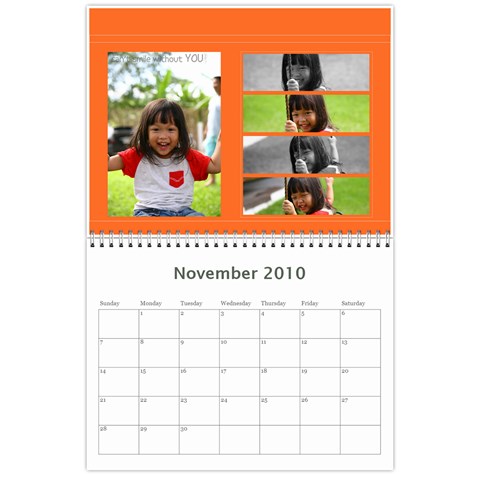 Calendar 2010 By Pangrutai Nov 2010