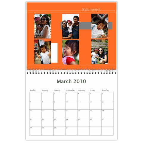 Calendar 2010 By Pangrutai Mar 2010