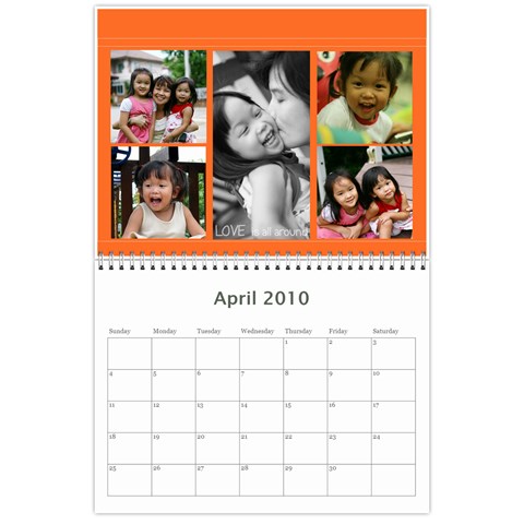 Calendar 2010 By Pangrutai Apr 2010