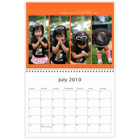 Calendar 2010 By Pangrutai Jul 2010