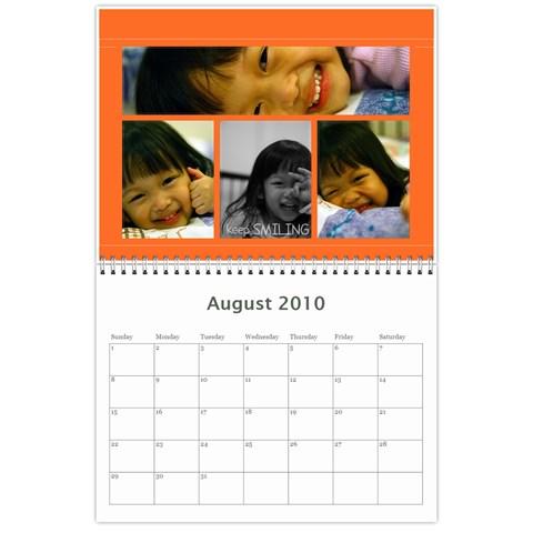 Calendar 2010 By Pangrutai Aug 2010