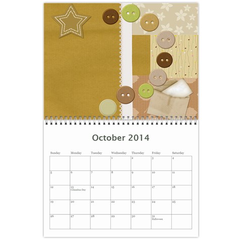 Kids Calendar Seasons By Zloradi Oct 2014