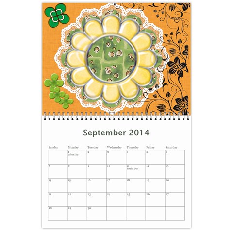 Kids Calendar Seasons By Zloradi Sep 2014